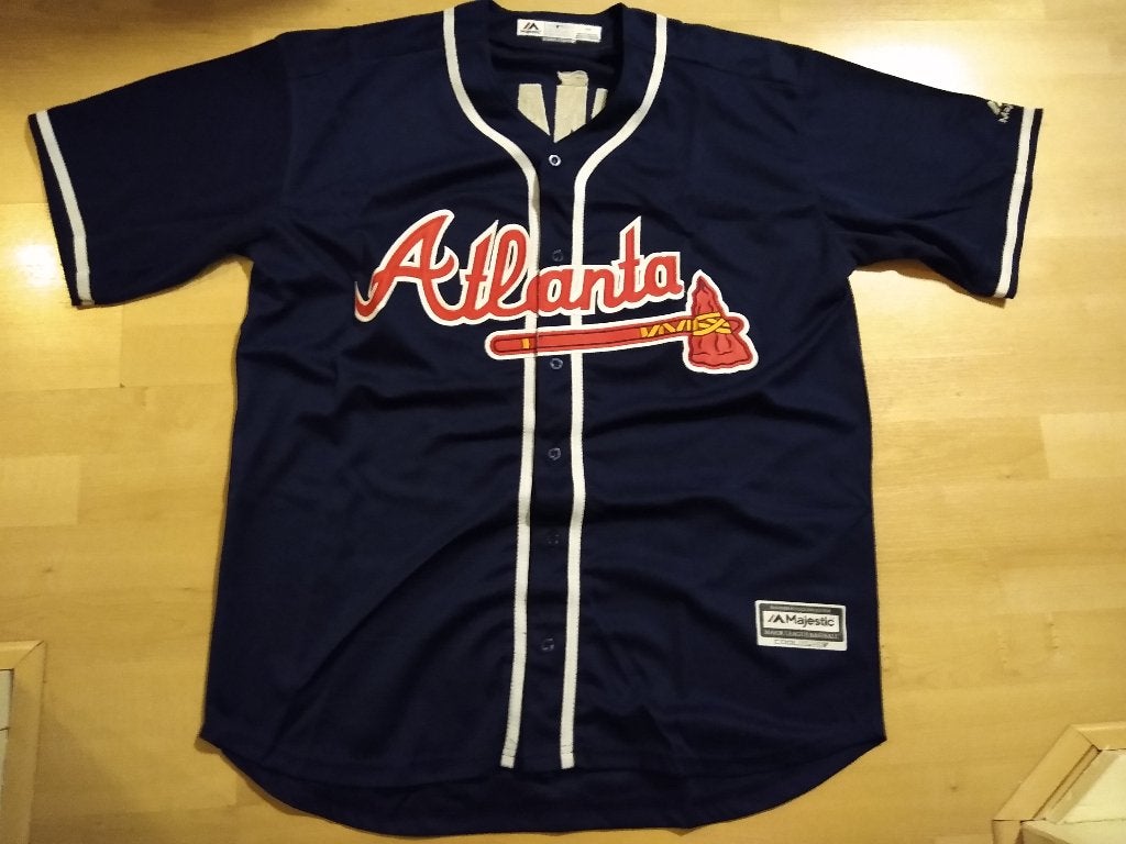 Atlanta Braves Jersey Acuna Jr maat: XL, Sport en Fitness, Ophalen of Verzenden, Nieuw, Honkbal, Kleding