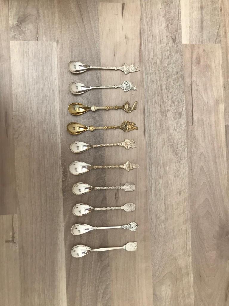 verzilverde lepeltjes, Antiek en Kunst, Antiek | Bestek, Ophalen of Verzenden