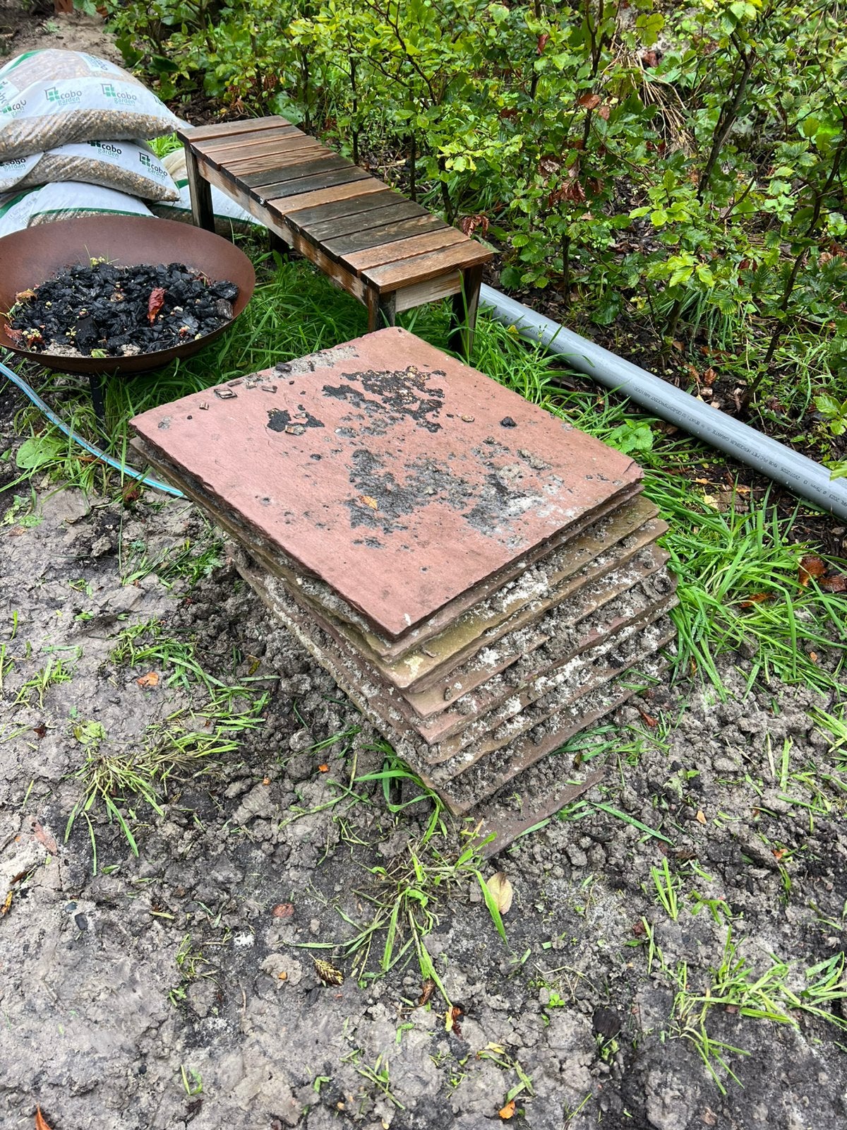 Oude plavuizen estrikken boerderij landelijk, Ophalen, Gebruikt