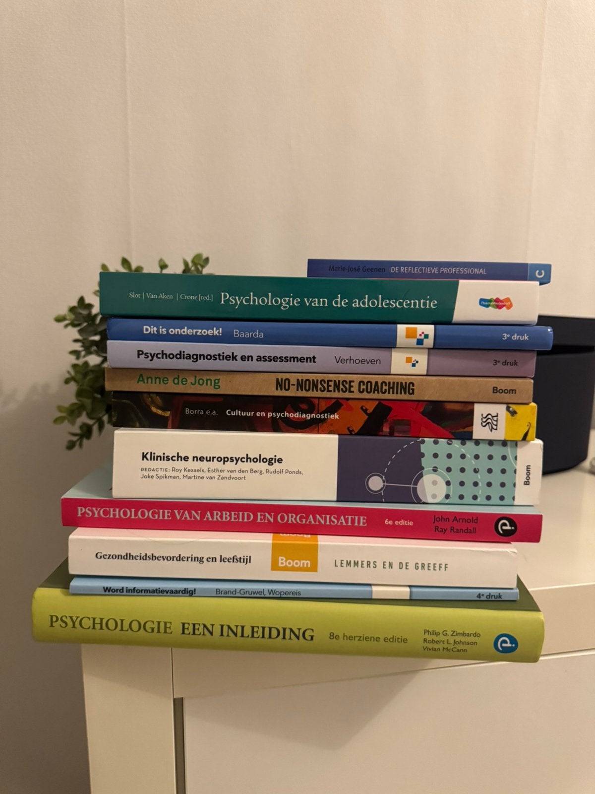 1e jaar HBO Toegepaste psychologie studieboeken, Boeken, Schoolboeken, Ophalen of Verzenden, Gelezen, Overige niveaus, Overige vakken