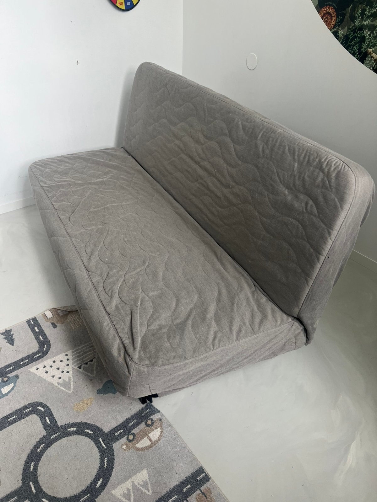 IKEA Nyhamn Slaapbank, Ophalen, Tweepersoons, 140 cm, Zo goed als nieuw