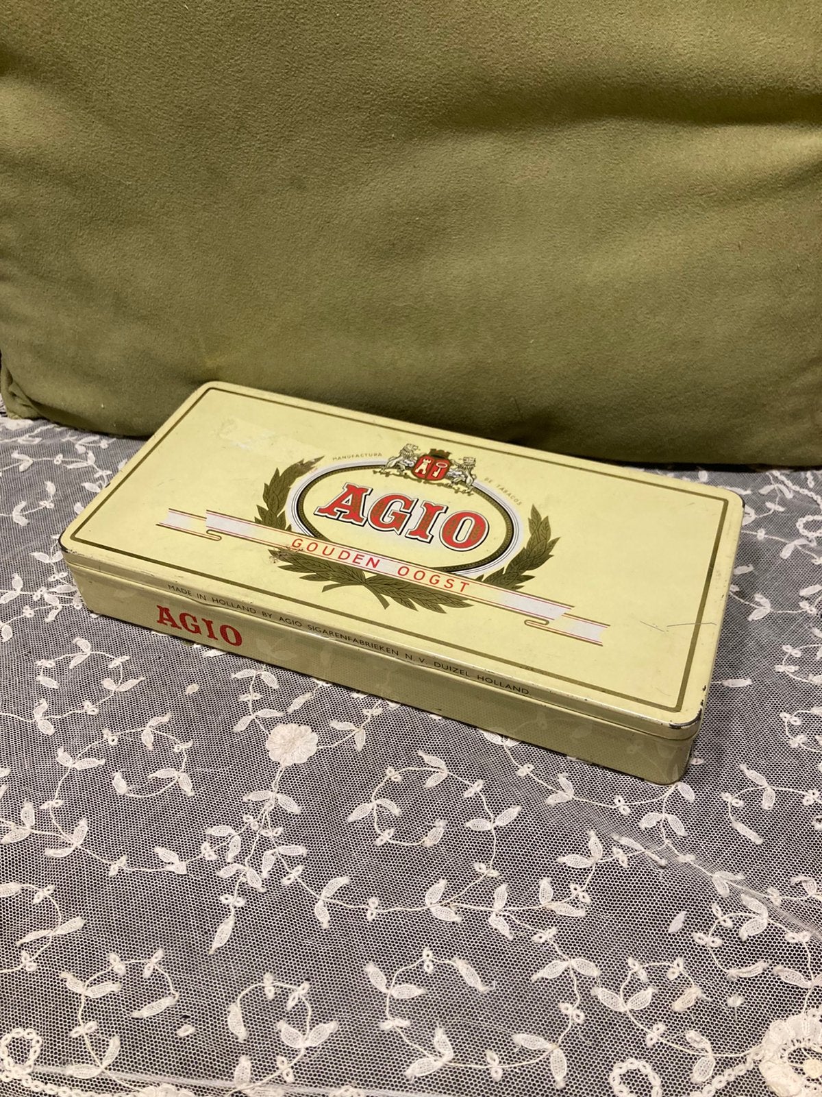 Oud blikje Agio gouden oogst (181124), Verzamelen, Ophalen of Verzenden, Gebruikt, Overige