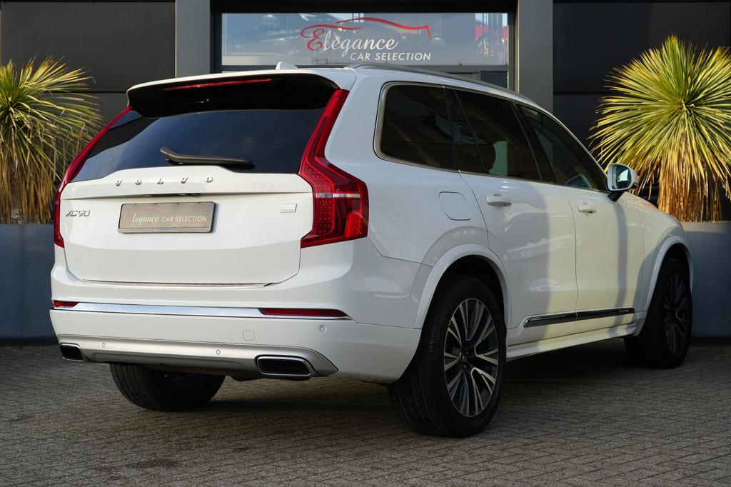 Volvo XC90 2.0 T8 Recharge AWD Inscription 392pk Panoramadak, Auto's, Zwart, 4 cilinders, 1969 cc, 7 stoelen