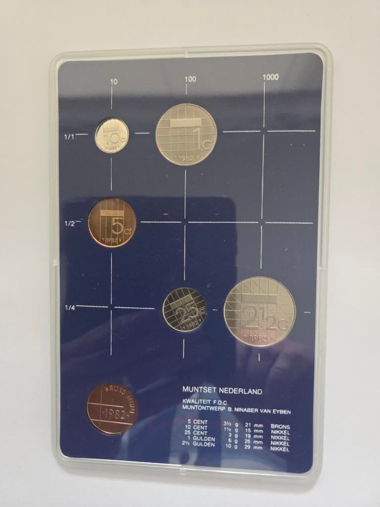 Muntset Nederland 1982, 83, 84, 85 F.D.C. - Complete set, Ophalen of Verzenden, Koningin Beatrix, Overige waardes, Setje