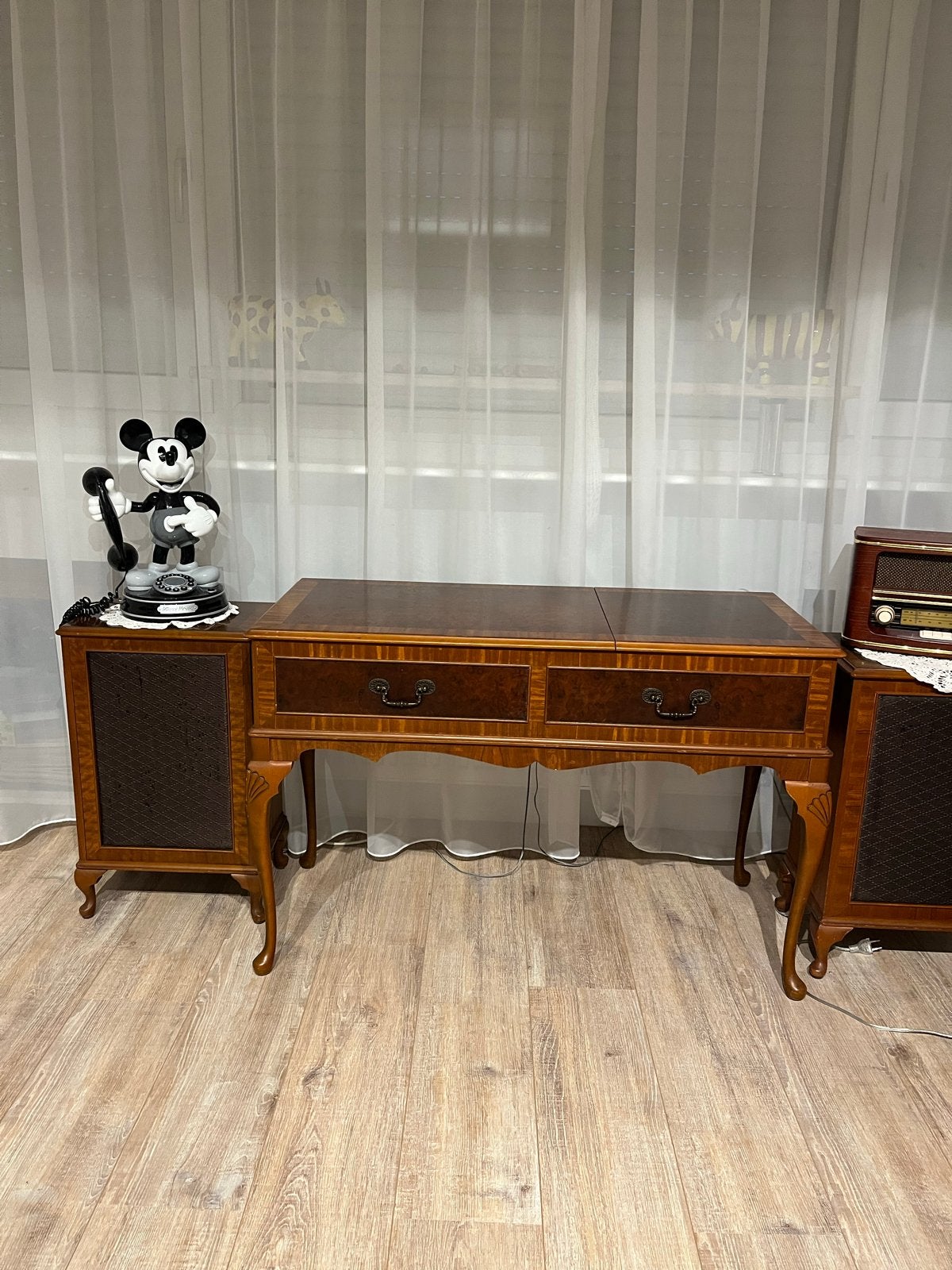 Vintage Recital platenspeler meubel met radio, Ophalen