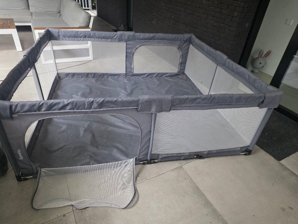 Grondbox playpen inklapbaar klein opvouwbaar, Ophalen, Zo goed als nieuw, Vierkant