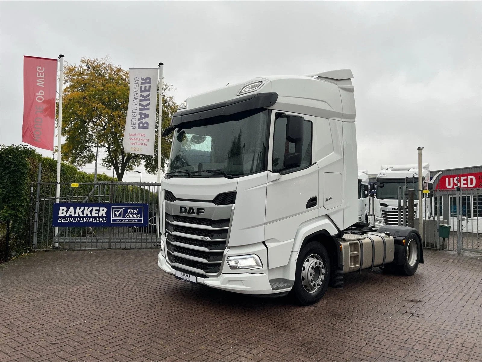 DAF XF 480 *2023* ASLAST BEWAKING - 350.000KM! (bj 2023), Auto's, Automaat, Achterwielaandrijving, Euro 6, Wit
