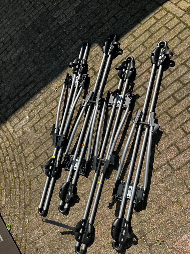 4 Thule Freeride fietsendragers - Zo goed als nieuw, Ophalen, 3 fietsen of meer, Brede banden, Zo goed als nieuw