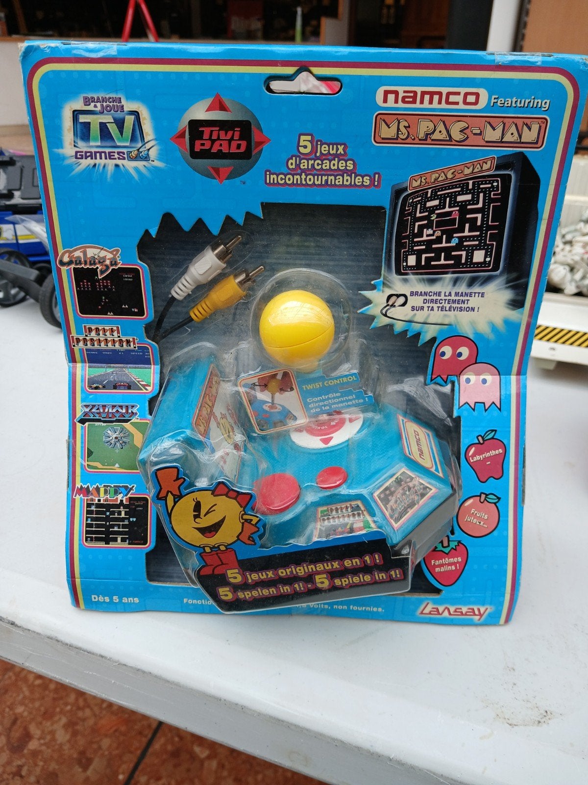 Ms. Pac-Man TV Games - 5 arcadeklassiekers! Namco 2004, Ophalen of Verzenden, Overige merken, Zo goed als nieuw