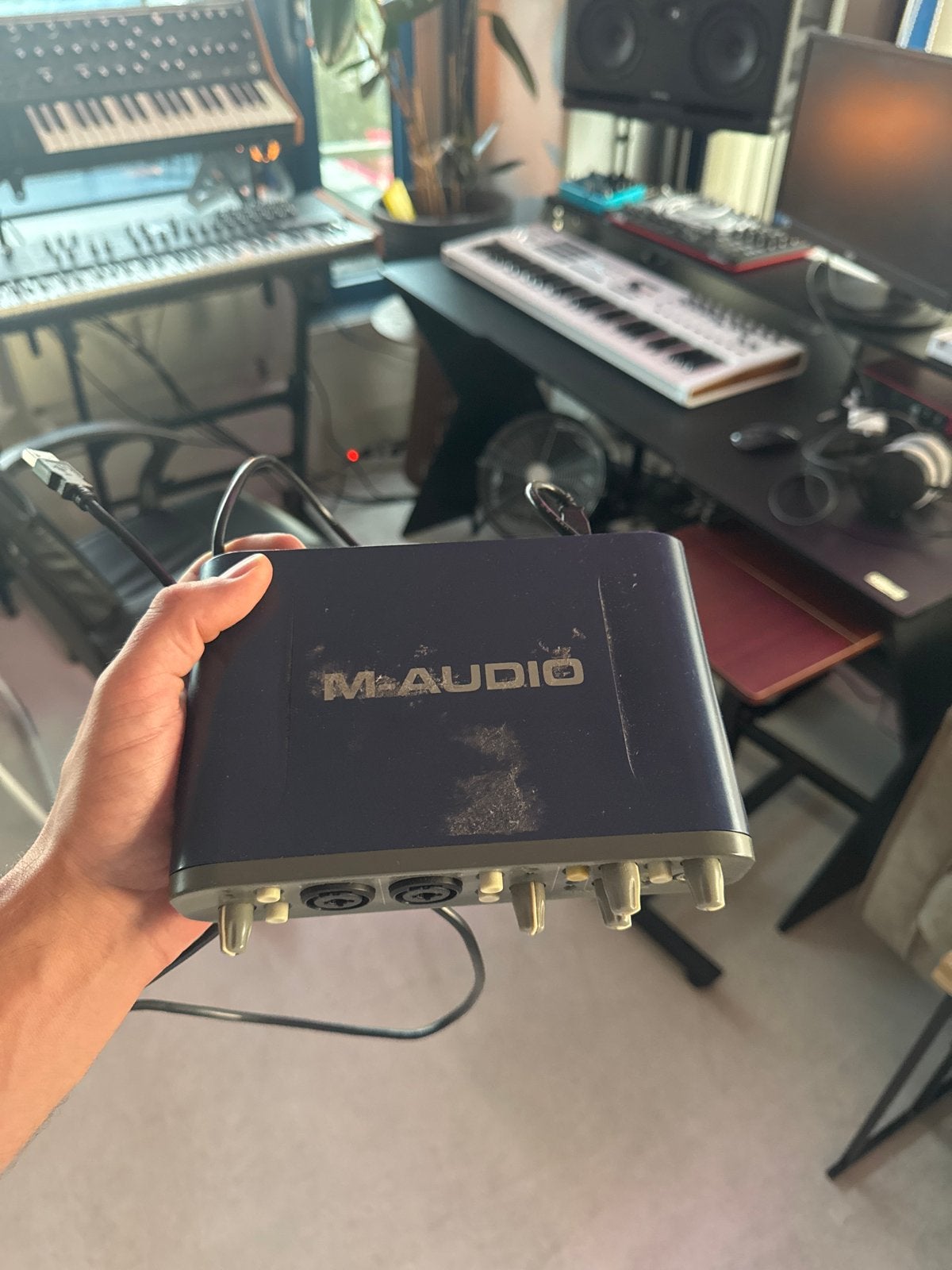 M-Audio Track Pro Audio Interface, Ophalen of Verzenden, Gebruikt