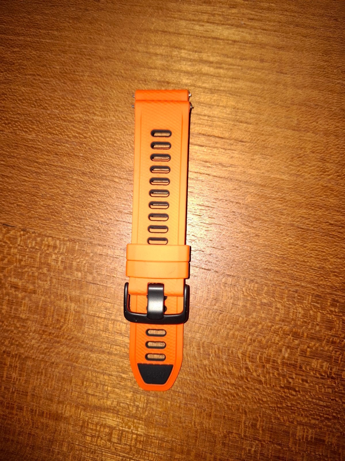 Garmin Horlogebandje Oranje/Zwart 2.2 met Veerpin, Ophalen of Verzenden