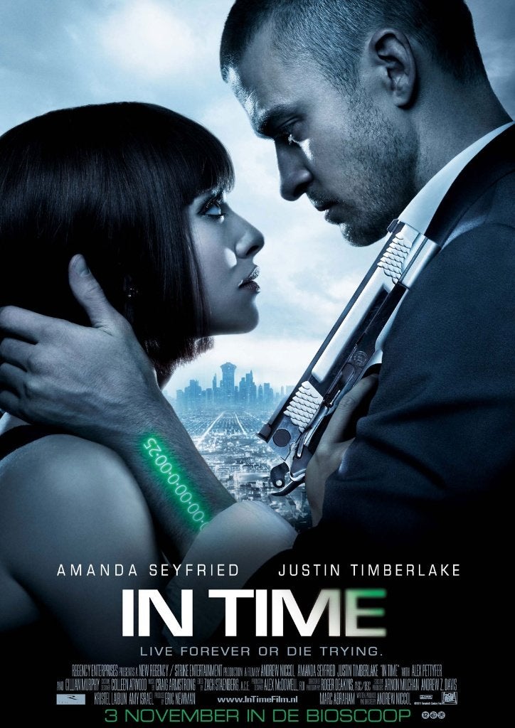 IN   TIME      filmposter., Rechthoekig Staand, Verzenden, Nieuw, A1 t/m A3