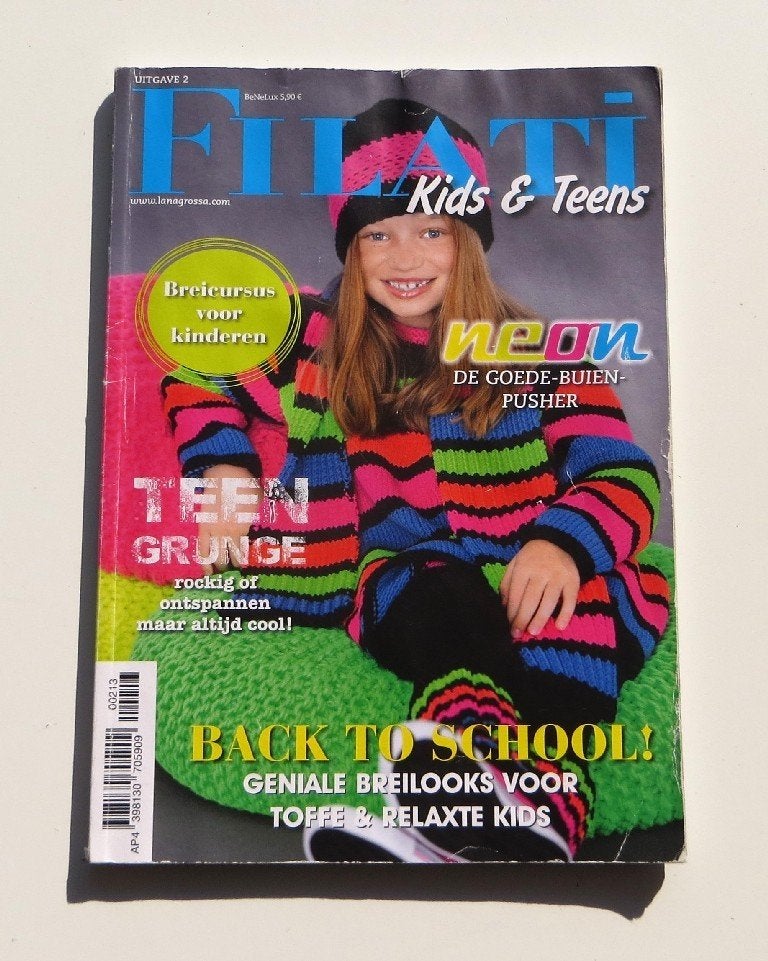Breimagazine M5500: Filati Kids & Teens - Uitgave 2, Breien en Haken, Ophalen of Verzenden, Zo goed als nieuw, Geschikt voor kinderen