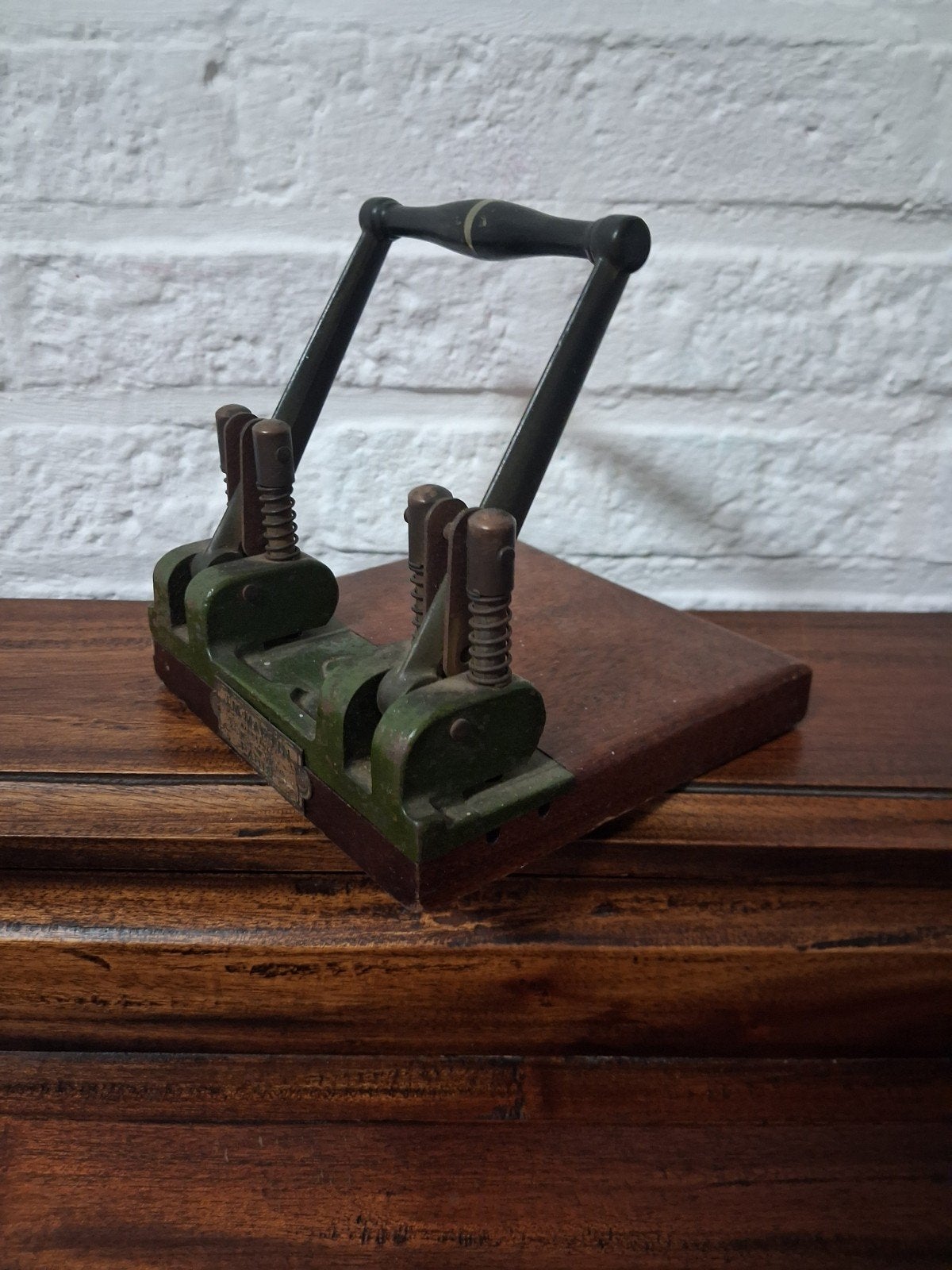 Antieke Perforator J.M. Martin Parijs - Vintage Kantoor, Ophalen of Verzenden