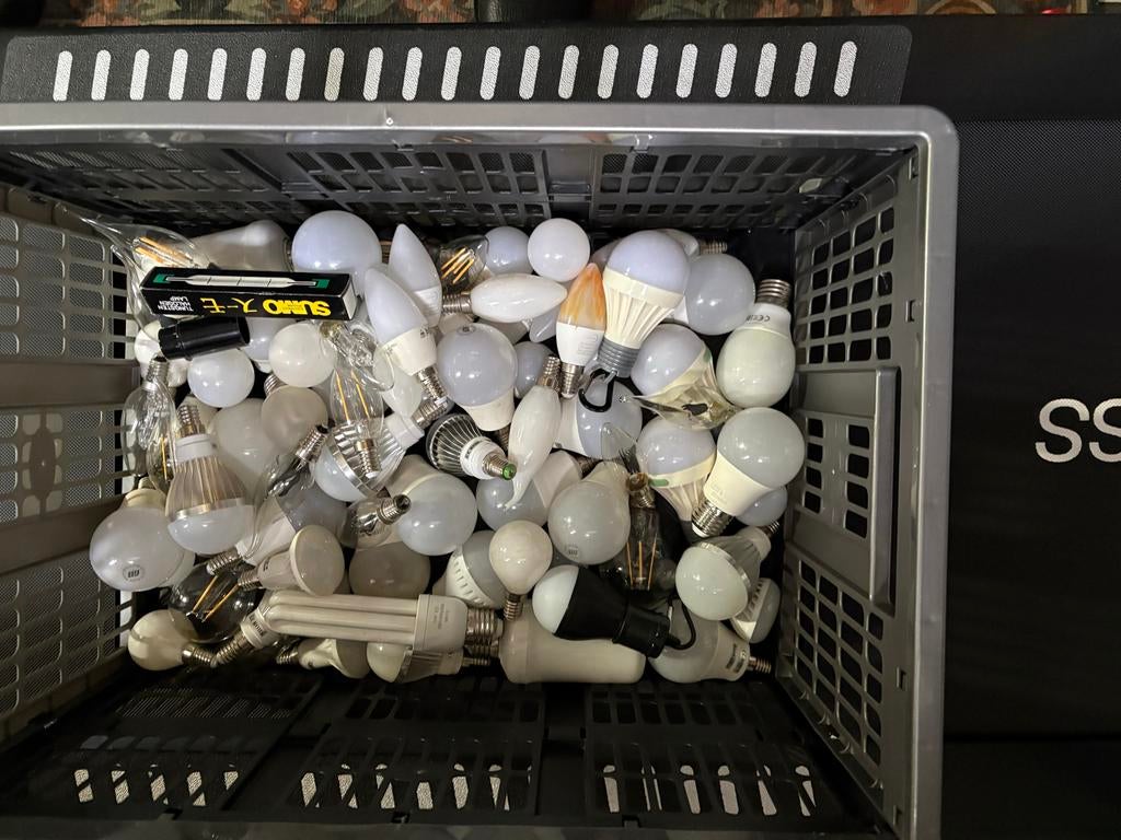 Grote partij diverse LED en spaarlampen, Ophalen of Verzenden, Gebruikt