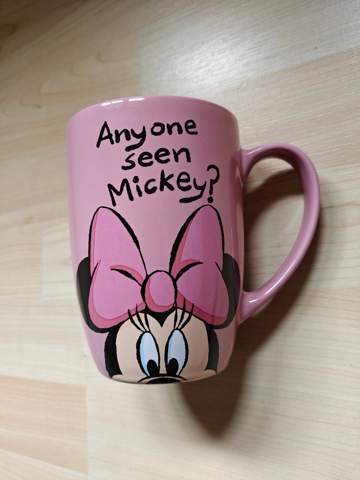 Minnie Mouse beker - Disneyland Paris - Roze, Overige typen, Ophalen of Verzenden, Zo goed als nieuw, Roze