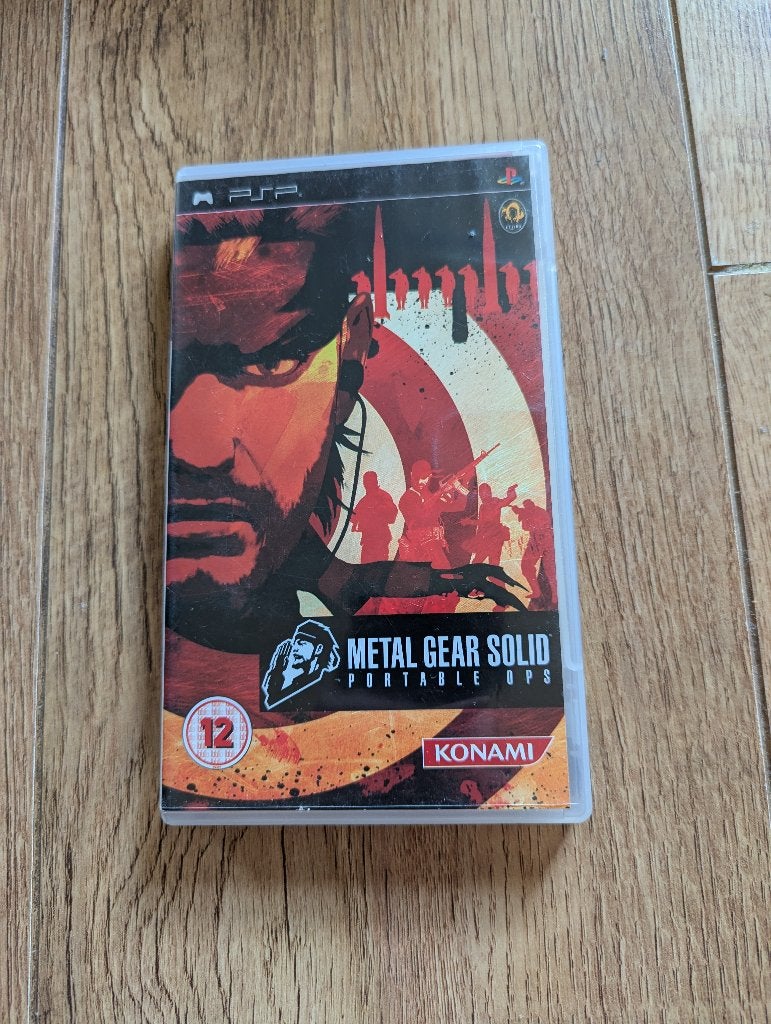 PSP Spel - MGS Metal Gear Solid Portable Ops, Avontuur en Actie, 1 speler, Ophalen of Verzenden, Zo goed als nieuw