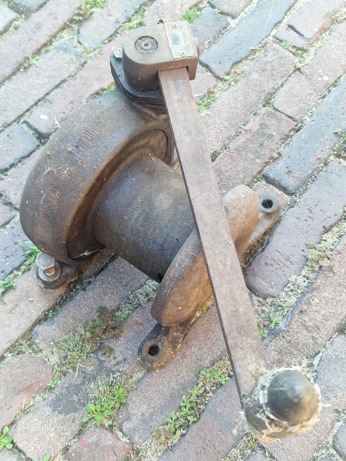 Titel: Antieke Köster WH 2 S handlier / kabellier (250 kg) –, Ophalen of Verzenden, Gebruikt, Handmatig