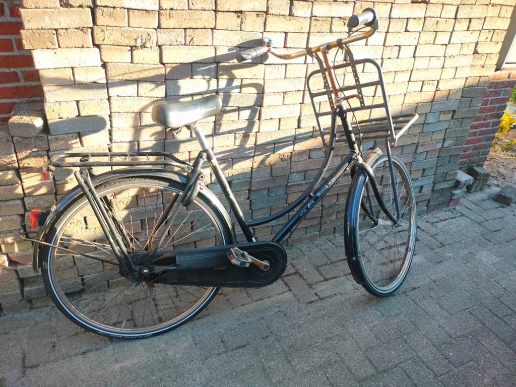Batavus Old Dutch omafiets, Ophalen, Terugtraprem, Gebruikt, Versnellingen