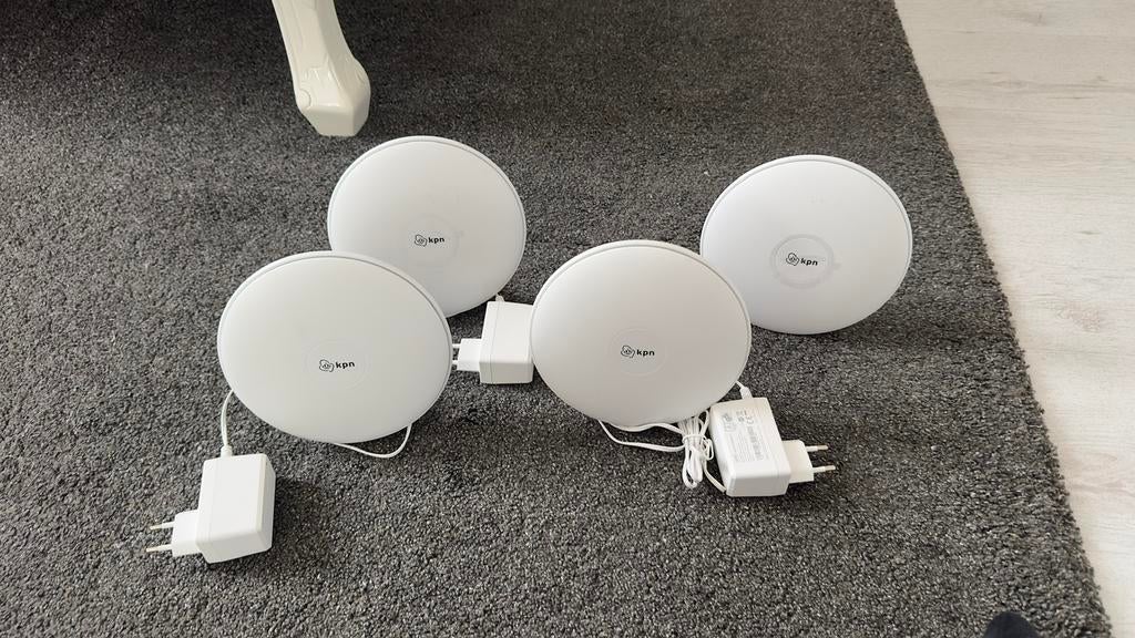 KPN SuperWifi Punten (Mesh-systeem) 4x, Ophalen, Zo goed als nieuw