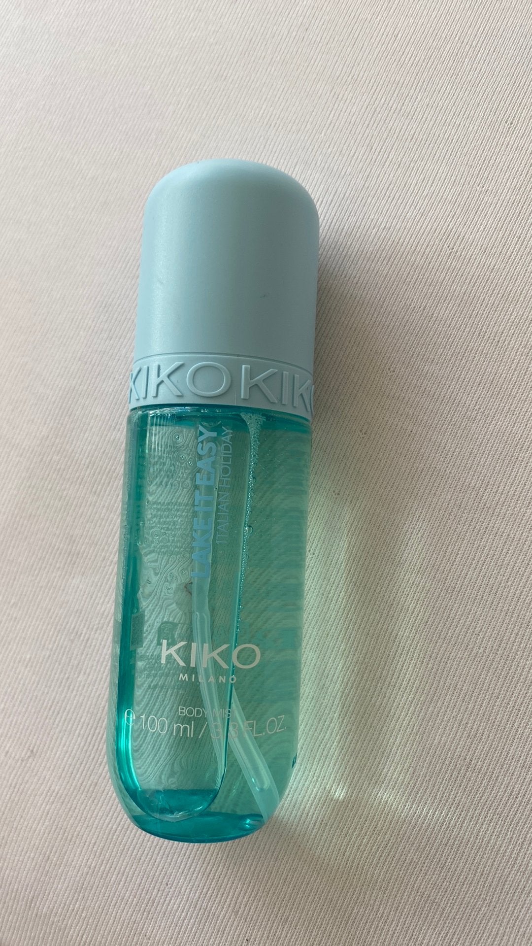 Kiko body mist Lake It Easy, Ophalen of Verzenden, Zo goed als nieuw