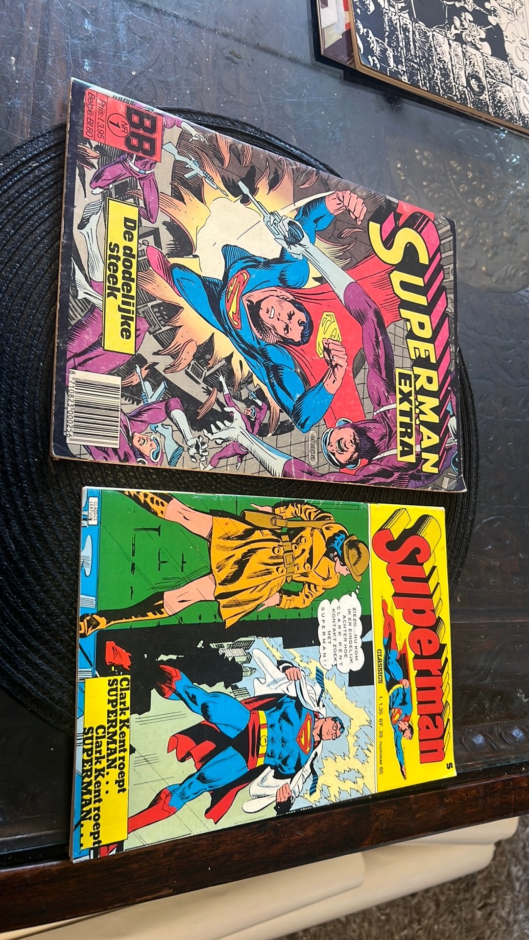 SUPERMAN EXTRA NR 1 en superman claasic nr 65, Meerdere comics, Ophalen of Verzenden, Zo goed als nieuw, Europa