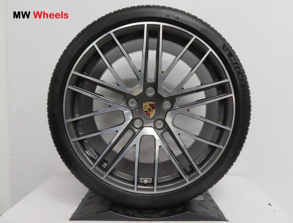 Porsche originele 21 inch velgen 911 992 Turbo winterbanden, 245 mm, -, -, Banden en Velgen