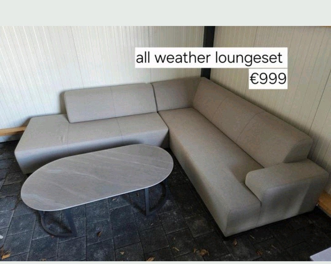 ALL WEATHER LOUNGESET KAN IN REGEN BLIJVEN STAAN Prijs €999, Ophalen, Nieuw