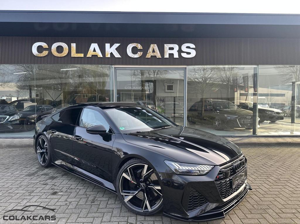 Audi RS7 4.0 TFSI Sportback quattro 600PK 2022 Pano Garantie, Auto's, Automaat, Gebruikt, 8 cilinders, Verwarming stoelen achter