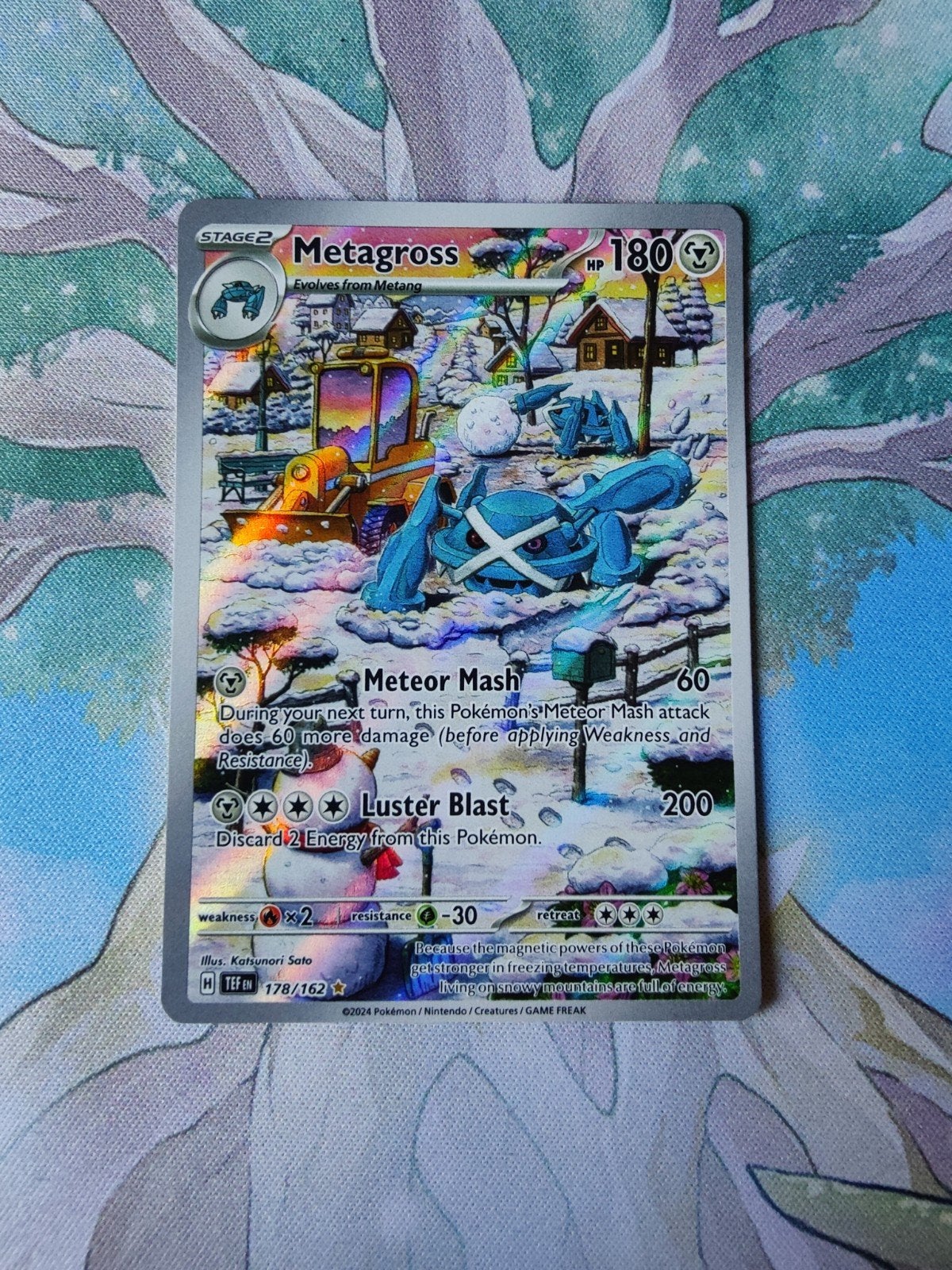 Pokemon temporal forces Metagross illustration 178/162, Ophalen of Verzenden, Nieuw, Losse kaart, Foil