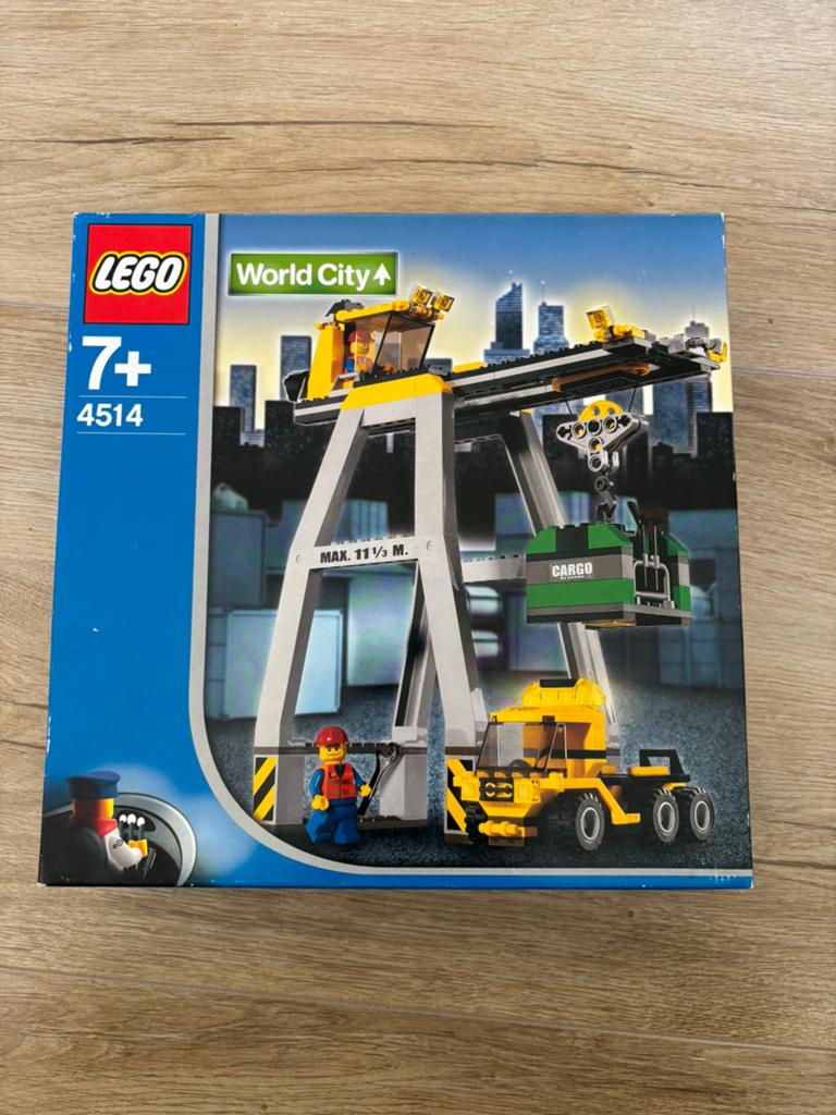 Lego 4514 Cargo Crane Nieuw, Kinderen en Baby's, Speelgoed | Duplo en Lego, City, Lego, Nieuw, Ophalen of Verzenden