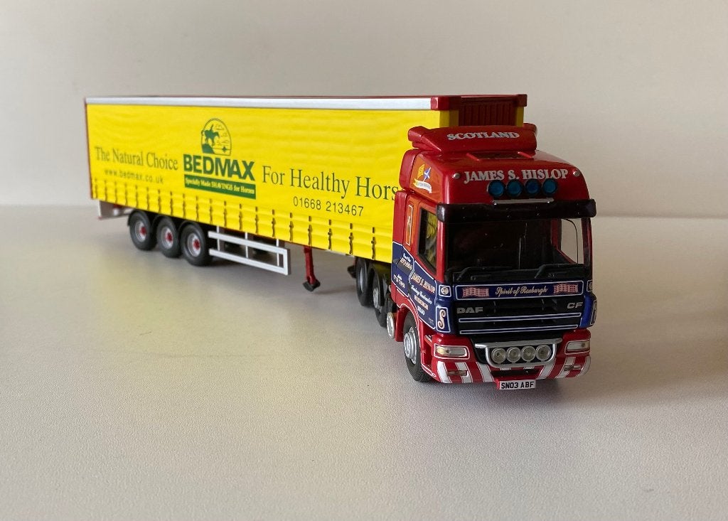 Corgi - DAF CF James S. Hislop Curtainside Bedmax  Roxburgh, Ophalen of Verzenden, Nieuw, Bus of Vrachtwagen, Corgi