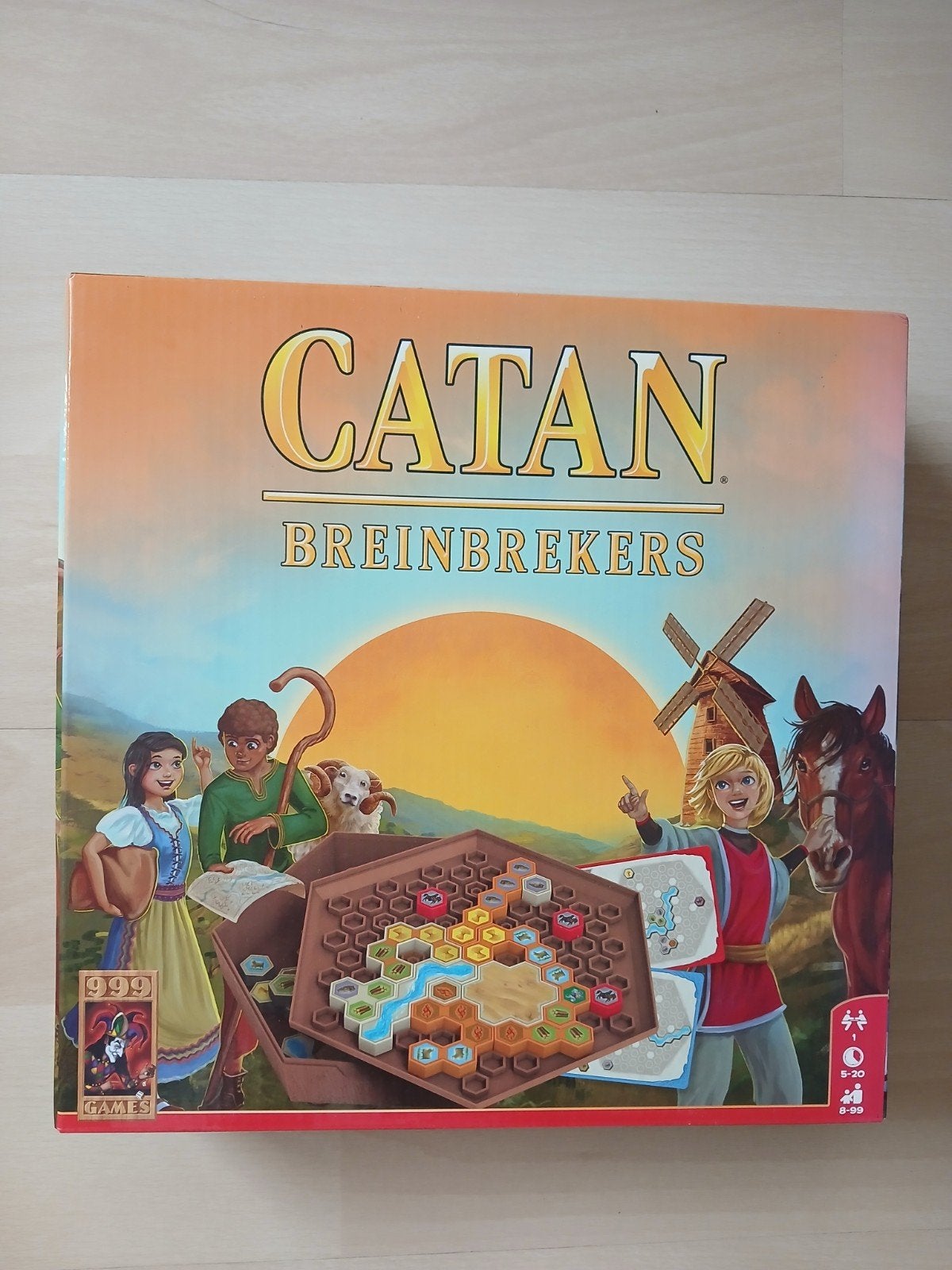 Catan Breinbrekers Bordspel van Mixlore, Hobby en Vrije tijd, Gezelschapsspellen | Bordspellen, Een of twee spelers, Ophalen of Verzenden