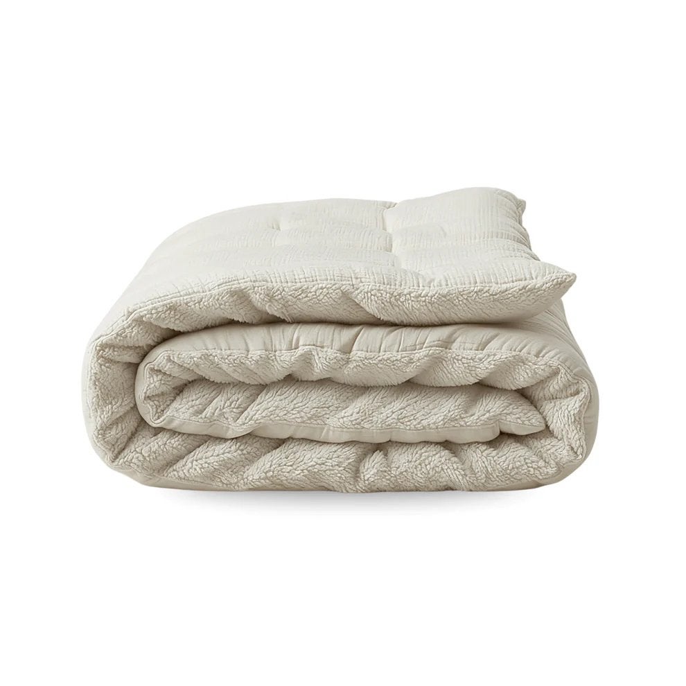 Zelesta dekbed mousseline beige, Beige, Ophalen of Verzenden, Deken of Dekbed, Nieuw