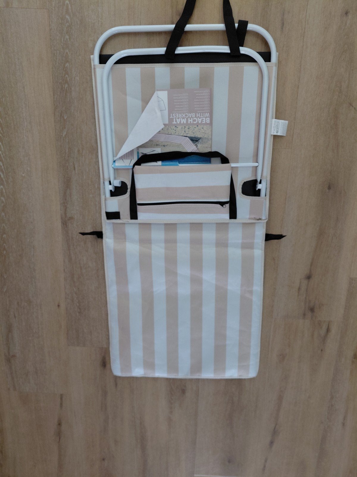 2x Opvouwbare strandmatten/ligbedjes met rugleuning, Tuin en Terras, Ligbedden, Ophalen of Verzenden, Zo goed als nieuw, Textileen