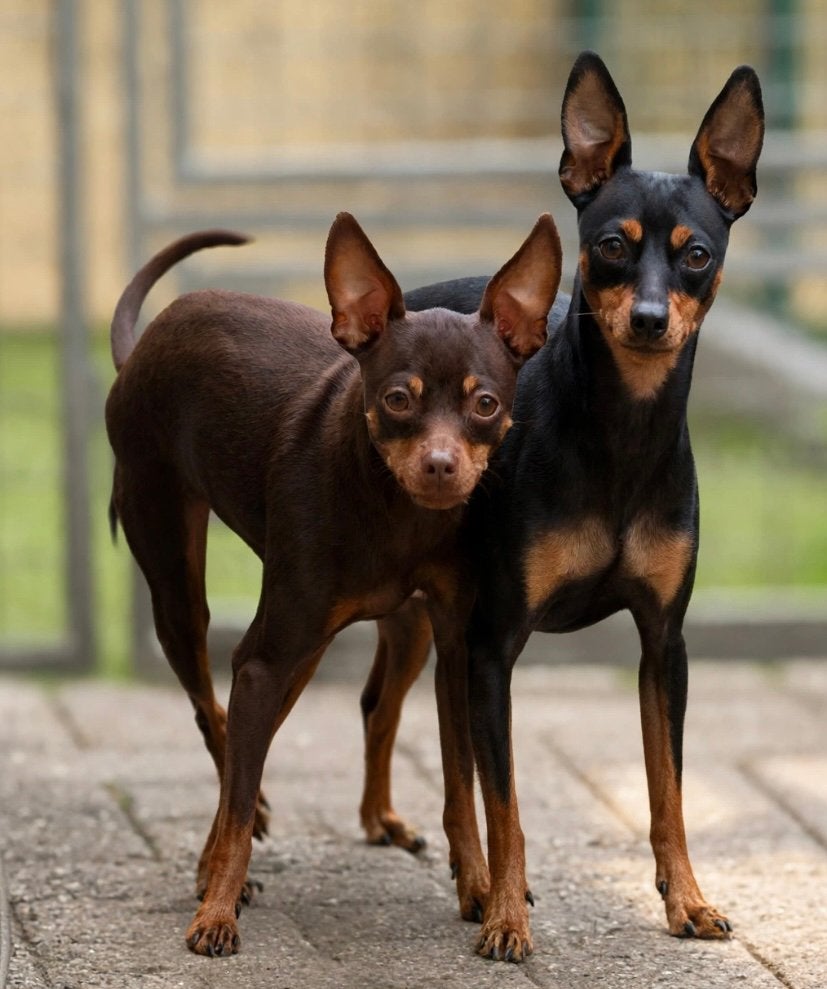De echte dwergpinchers pups  belgie limburg peer, België, Particulier, Rabiës (hondsdolheid), Overige rassen