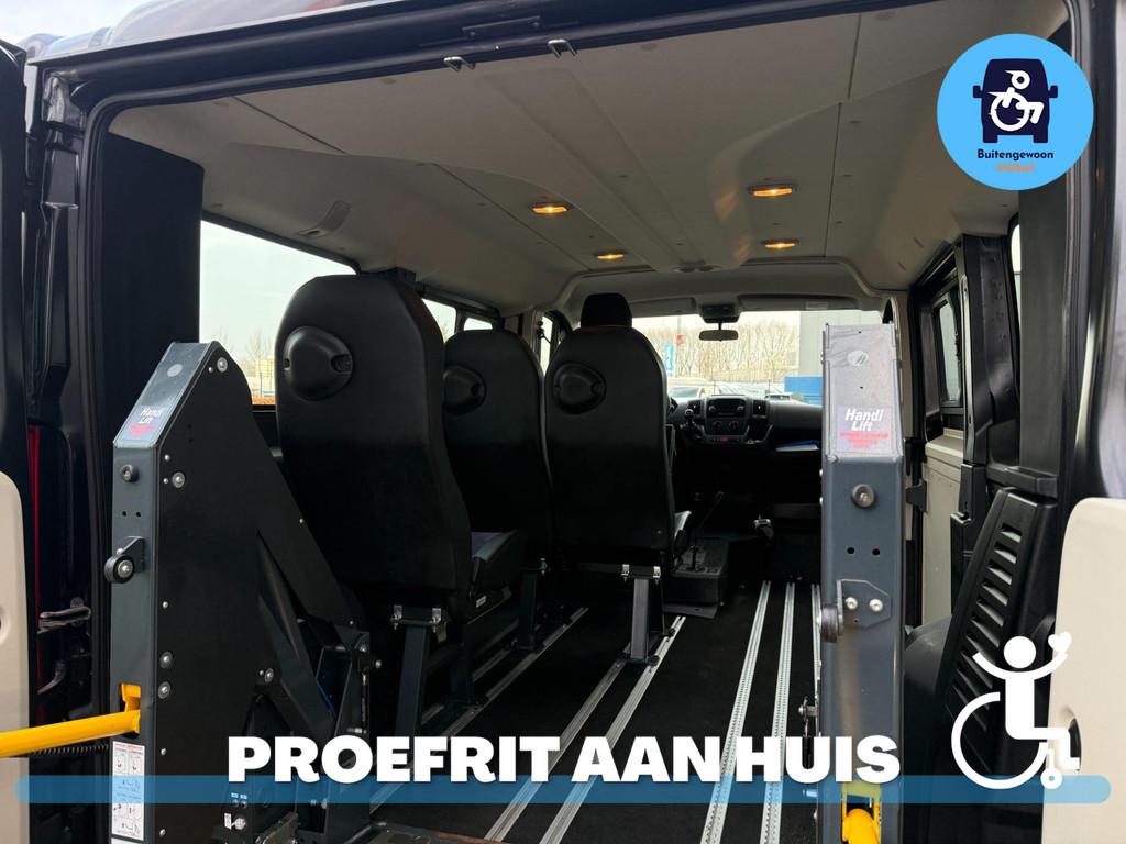 Fiat Ducato Rolstoel Voorin Rolstoelbus 4 Persoons bus, Auto's, Bestelauto's, Voorwielaandrijving, 12 maanden, Stof, Zwart