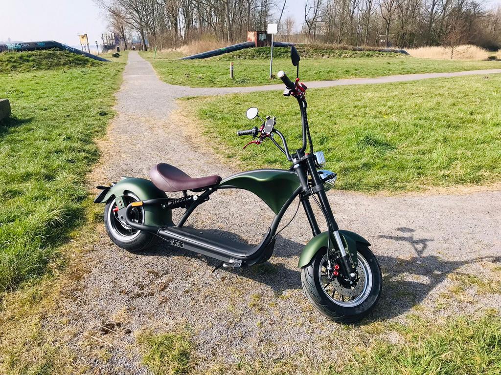E-Chopper NIEUWSTAAT Alleen accu vervangen = rijden!, Ophalen, Zo goed als nieuw, Elektrische step (E-scooter)