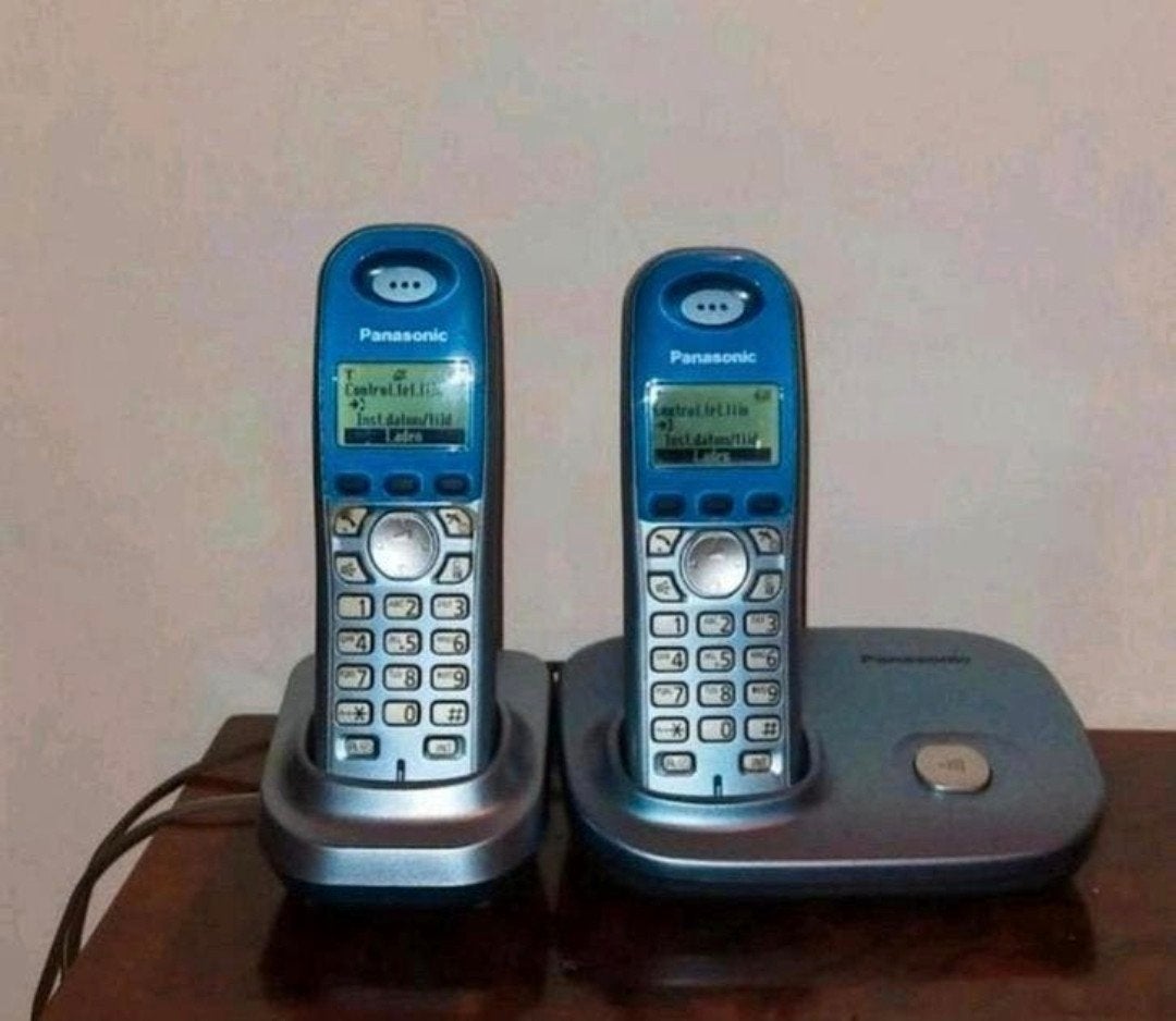 Panasonic draadloze telefoonset (2 handsets), Telecommunicatie, Vaste telefoons | Handsets en Draadloos, Ophalen of Verzenden