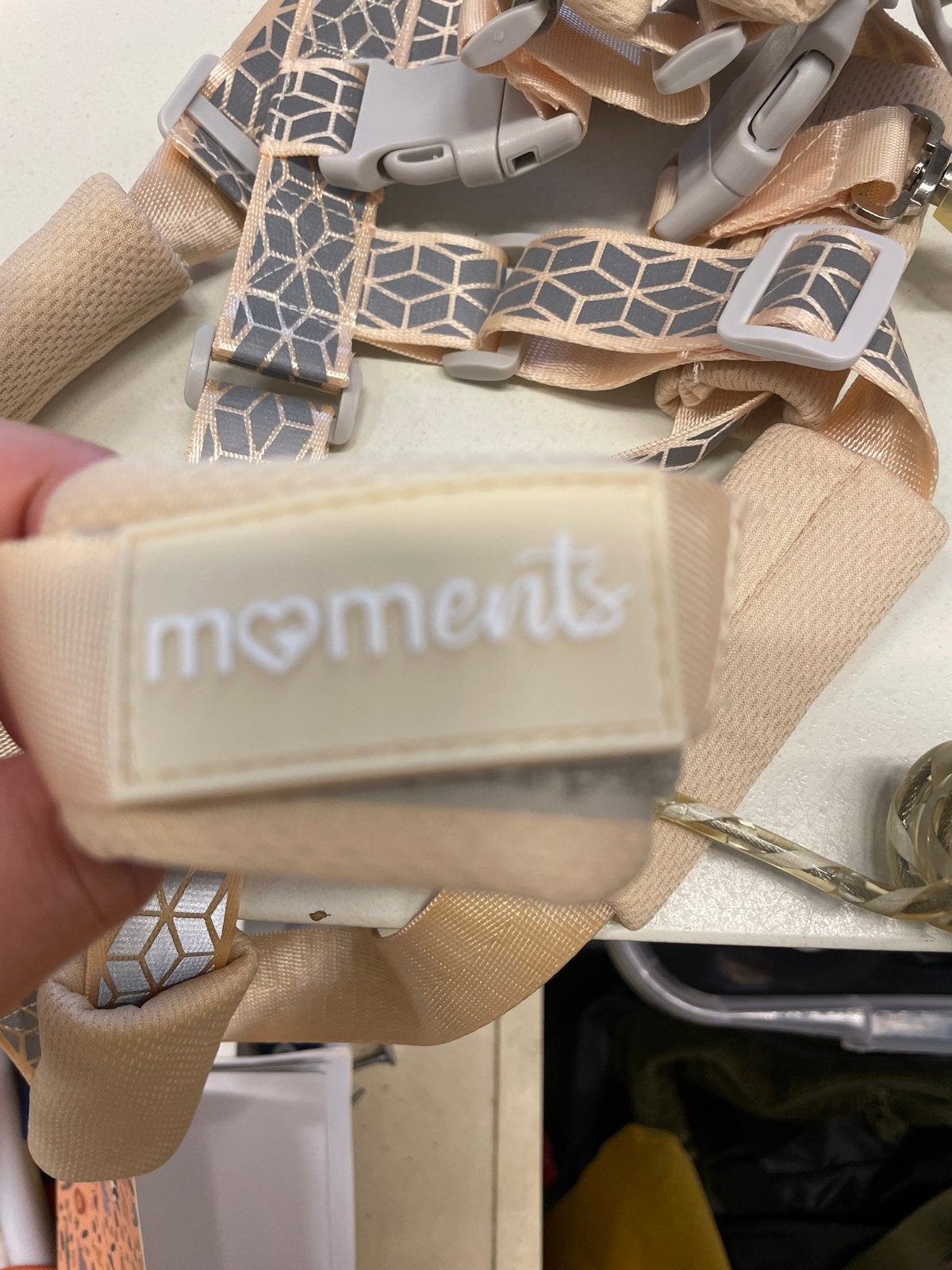 Moments looplijn en tuigje voor kind, Ophalen, Gebruikt