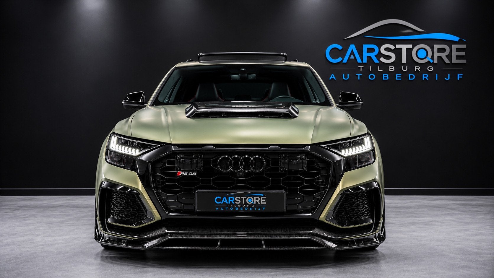 Audi RSQ8 4.0 TFSI RS quattro PRIOR DEGISN WIDEBODY 750PK, Auto's, Dealer onderhouden, Stof, Gebruikt, 600 pk