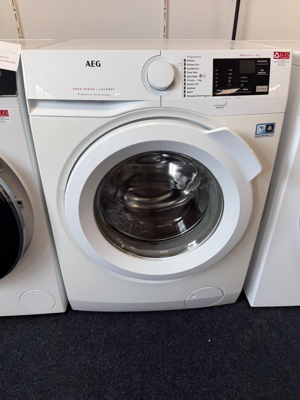 Aeg 6000 series 8kg 1400 toeren incl garantie&bezorgen, Ophalen, Nulachtenvijftig.nl, 8 tot 10 kg, Zo goed als nieuw