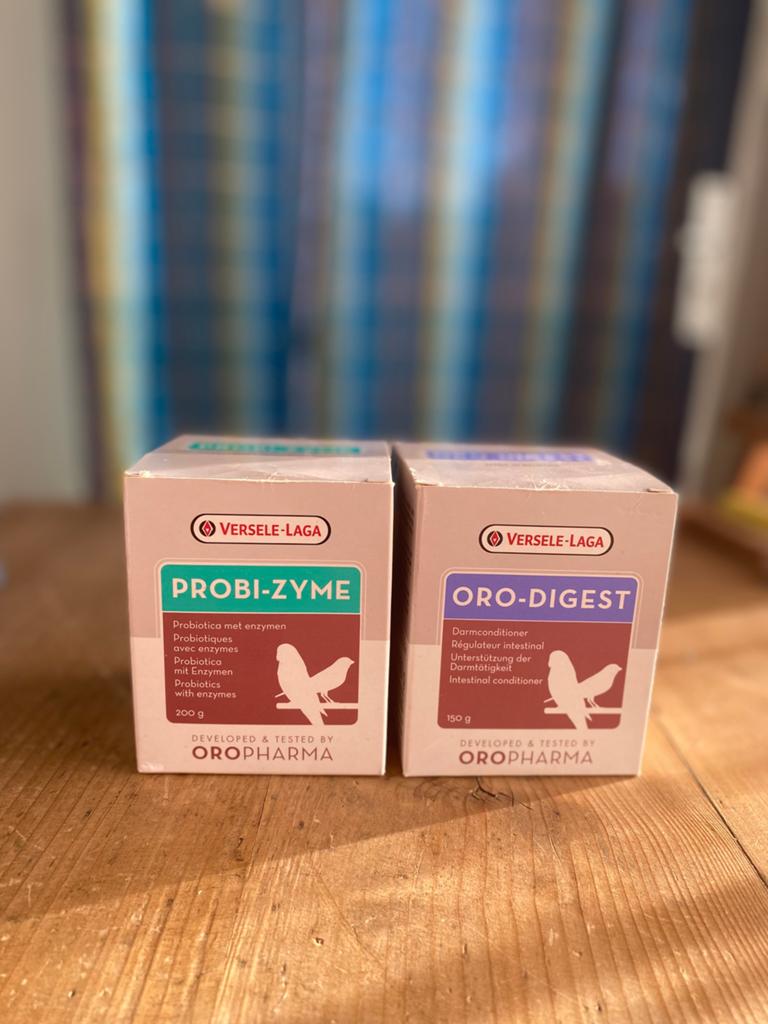 Probi-zyme en oro-digest papegaai parkiet agapornis poeder, Ophalen of Verzenden, Zo goed als nieuw, Eten en Drinken