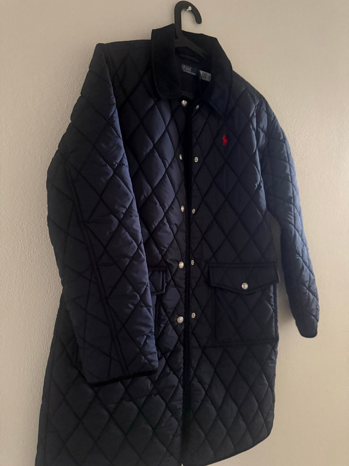 Nieuwe Polo Ralph Lauren gewatteerde jas - Maat M, Ophalen of Verzenden, Nieuw, Maat 38/40 (M), Blauw