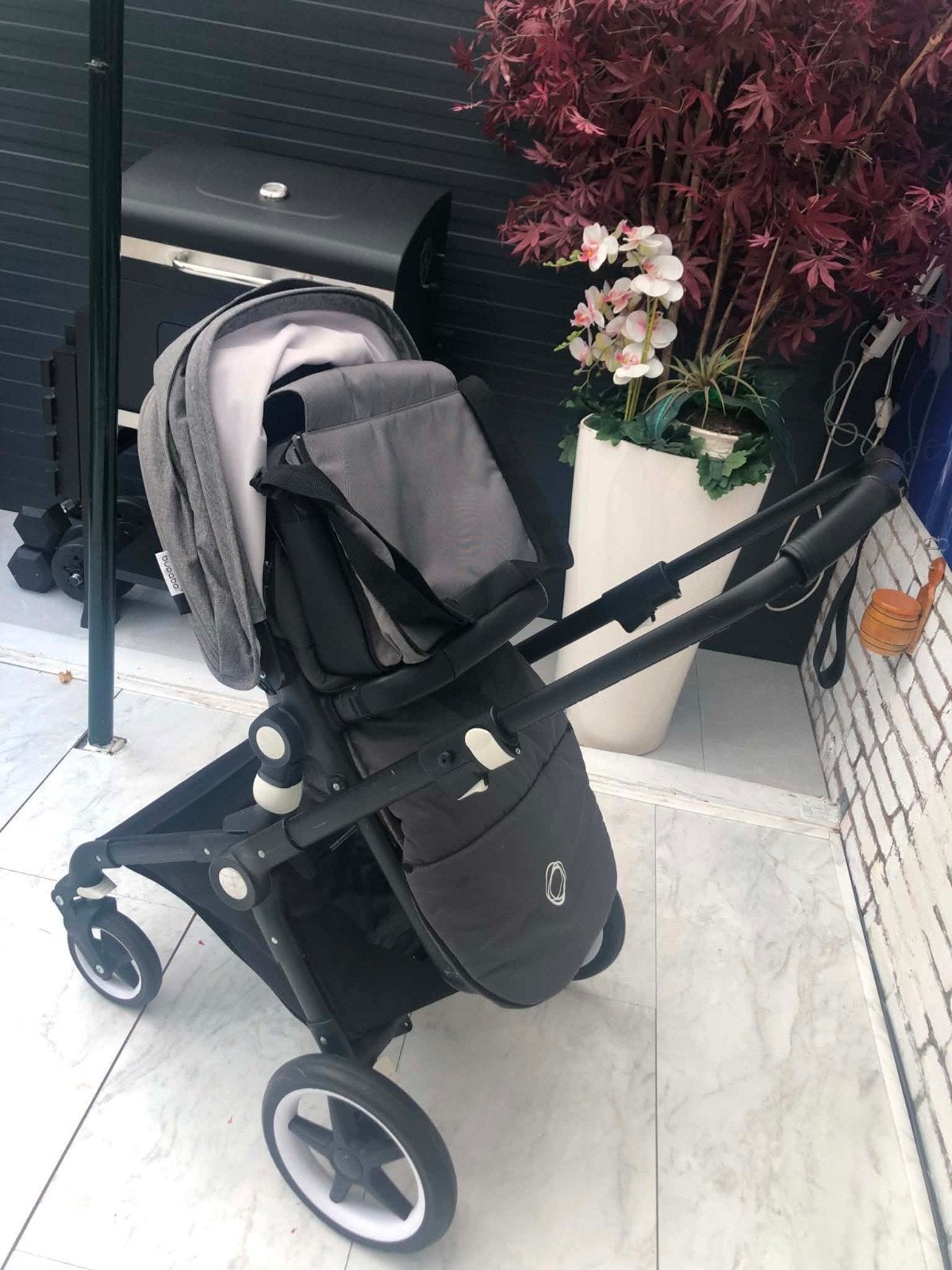 Bugaboo Lynx kinderwagen met reiswieg en zitje, Bugaboo, Ophalen of Verzenden, Zo goed als nieuw, Combiwagen