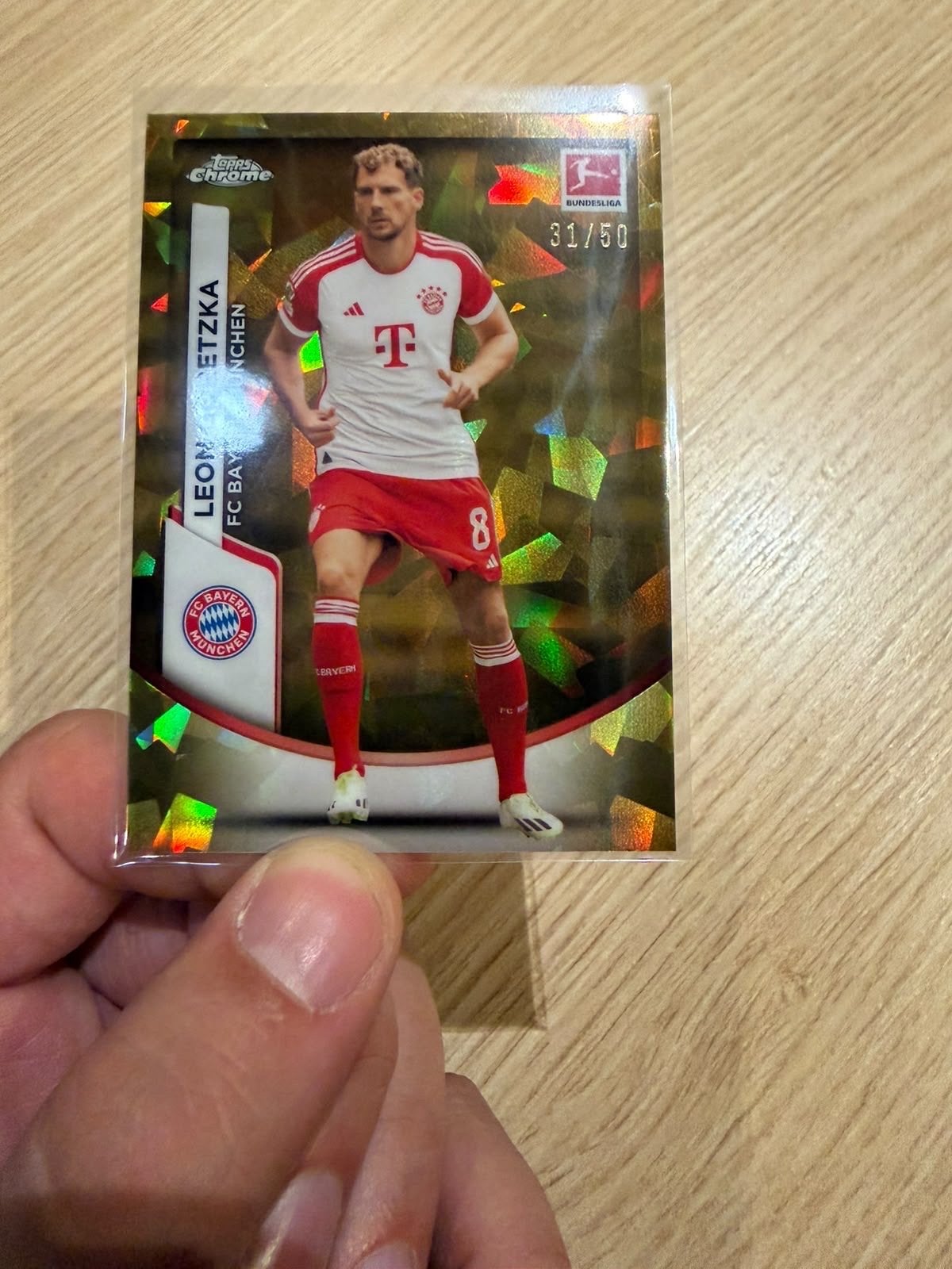 Voetbalplaatjes: Goretzka, Mané, Salah (FC Bayern, Liverpool, Ophalen of Verzenden, Nieuw, Buitenlandse clubs, Spelerskaart