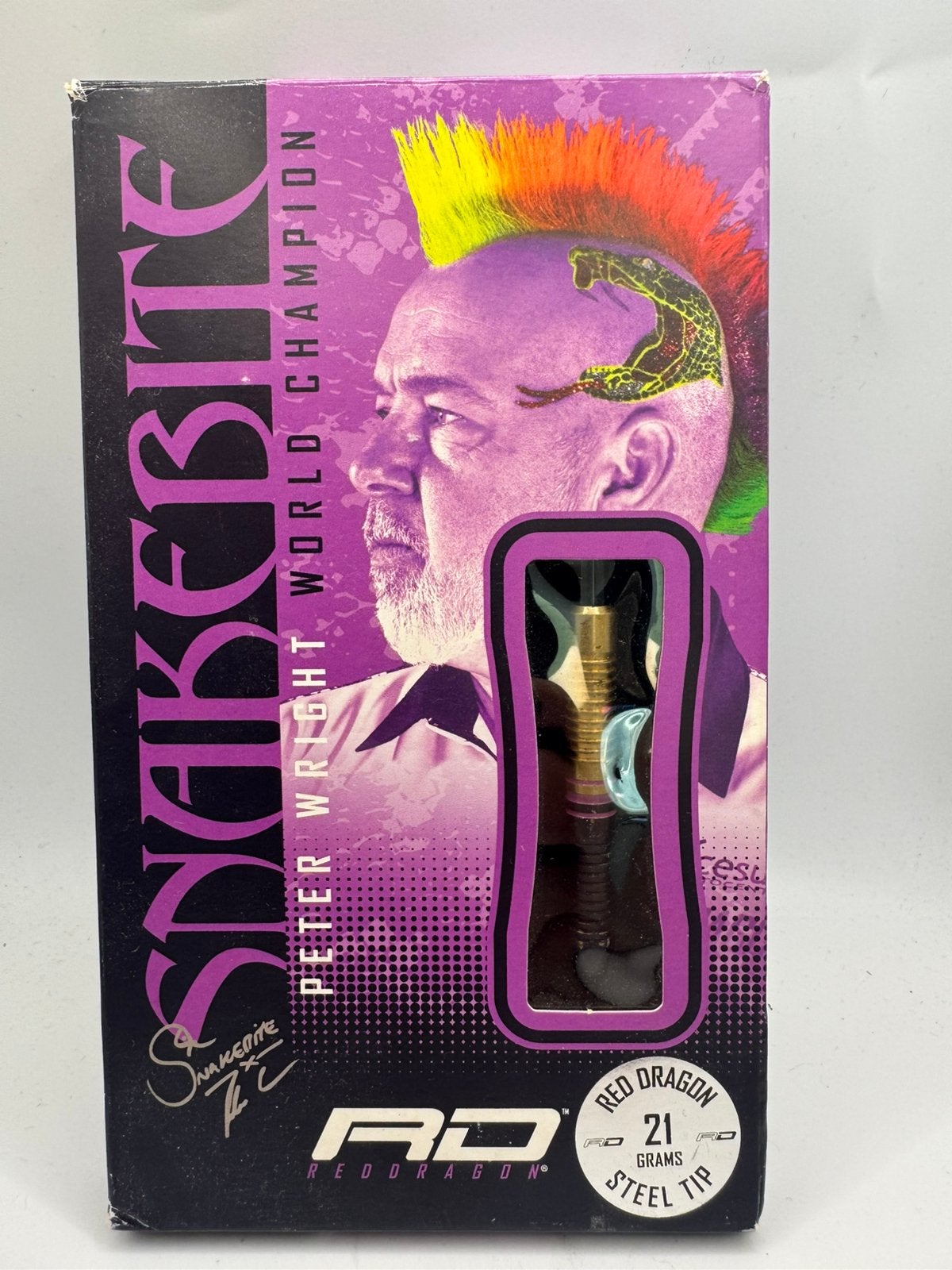 Red Dragon Peter Wright Brass 21 Gram Dartpijlen, Sport en Fitness, Darts, Ophalen of Verzenden, Zo goed als nieuw, Nvt, Pijlen