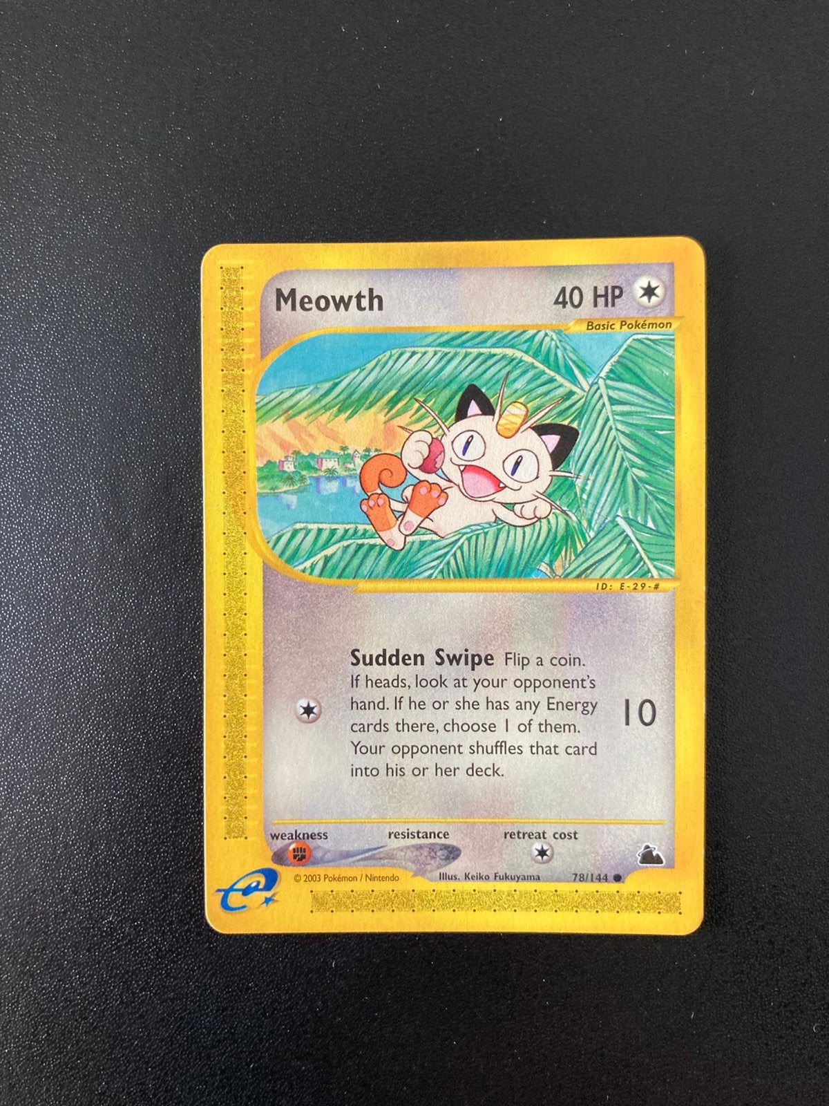 Pokemon kaart Meowth, Ophalen of Verzenden