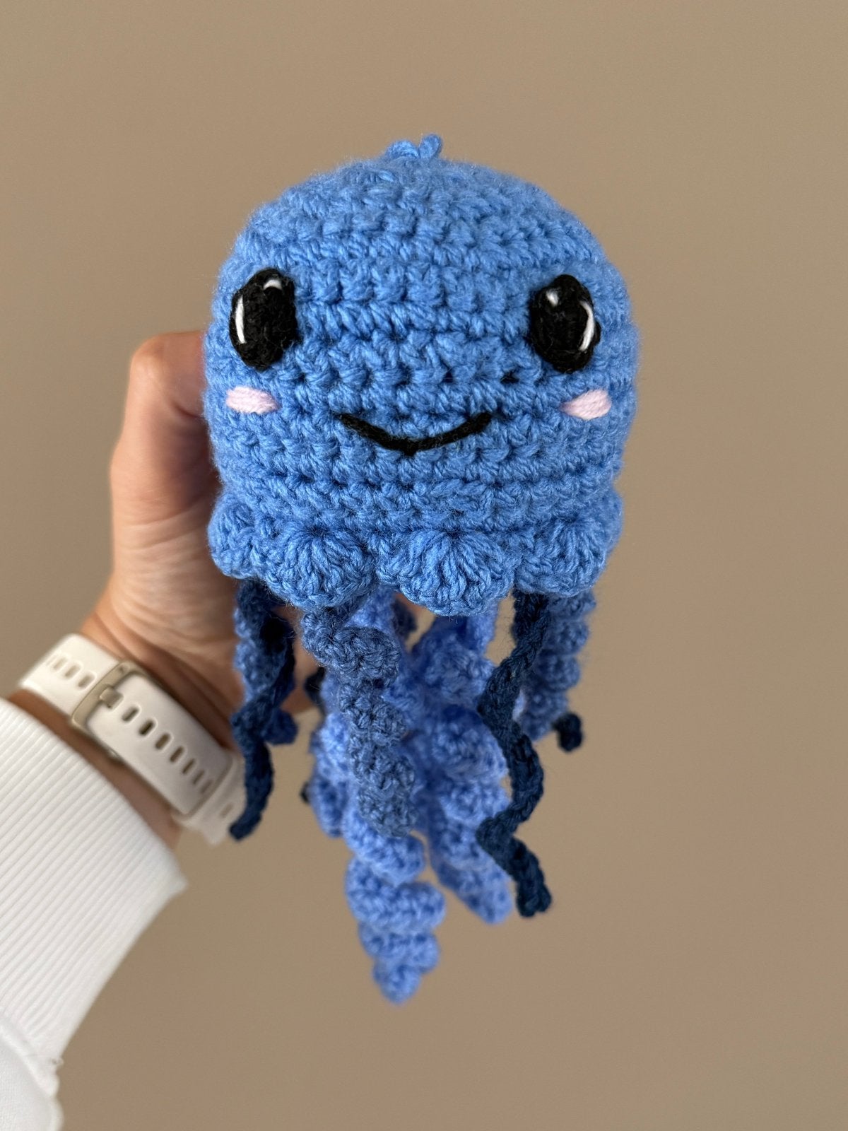 Kwal knuffel - handgemaakt, Handgemaakt, Overige typen, Blauw, Nieuw