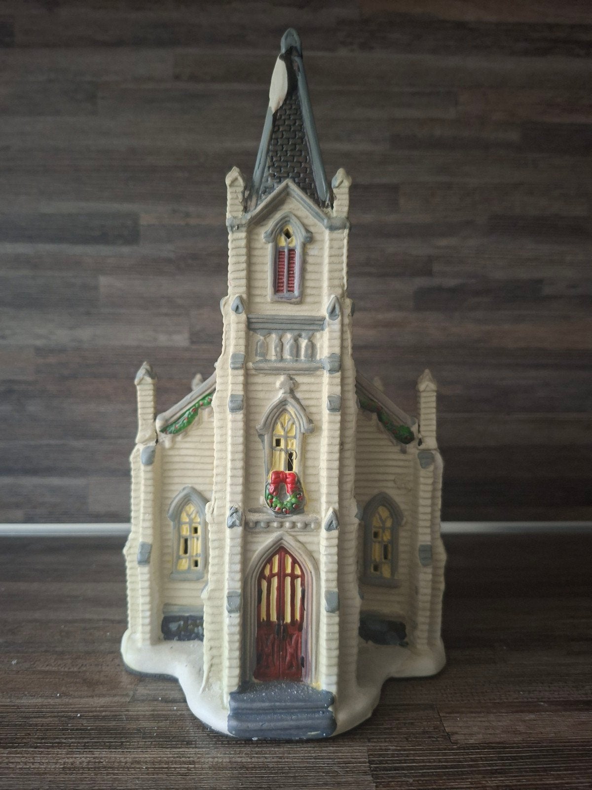 Kerstdorp; Kerk, Ophalen of Verzenden, Gebruikt